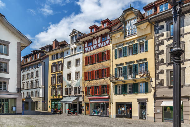 istock Street in Lucerne, Switzerland 1249610648