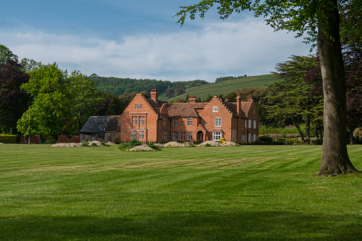 A large house in the English countryside