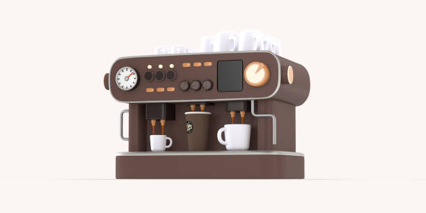 istock Coffee shop 3D illustartion 1249616296