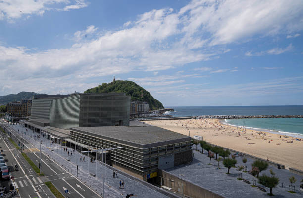 Kursaal and Zurriola beach in Donostia