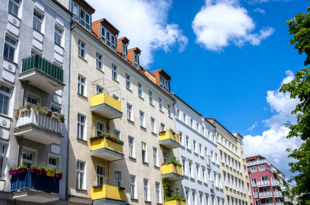 istock Restored old apartment building in Berlin, Germany 1249624664