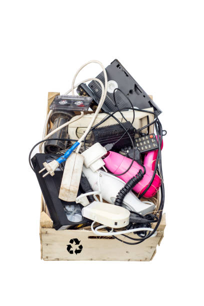 istock box with e-waste from household electrical appliances 1249628215