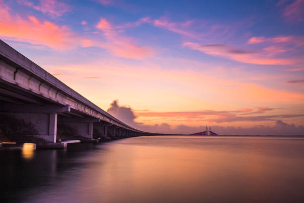 istock Sunshine Skyway Bridge in Florida 1249628226