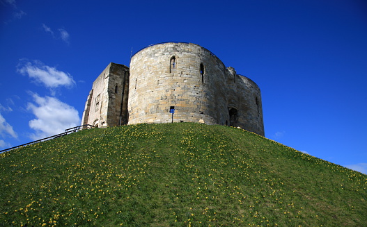 Clifford's Tower is part of the original 13th century York Castle. It is a fortification in the city of York.