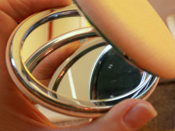 istock Reflection of two mirrors, one in the other 1249646340