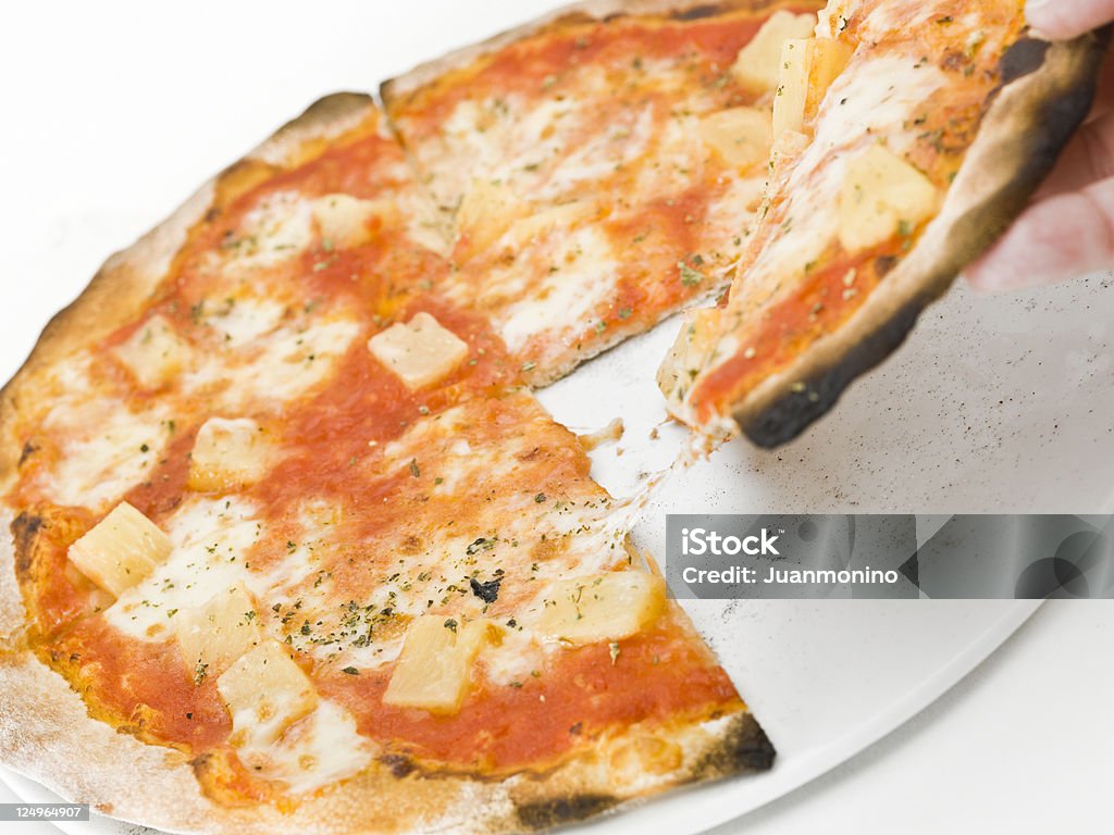 Depois de Pizza - Foto de stock de Abacaxi royalty-free
