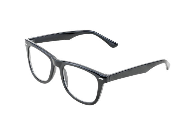 istock fashionable retro glasses in a black plastic frame on a white background isolated 1249669094