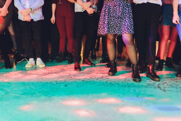 istock Low Angle View of Group of People 1249670259