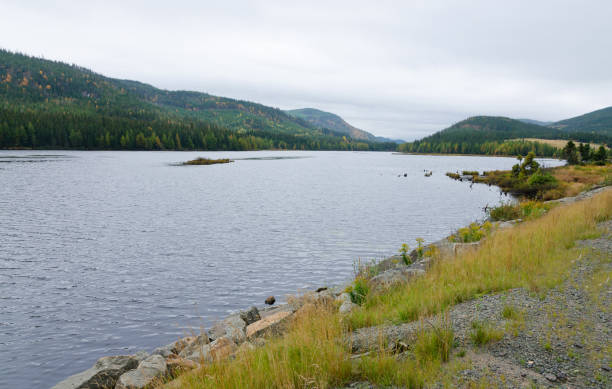 istock Lake in Jacques Cartier National Park 1249672673