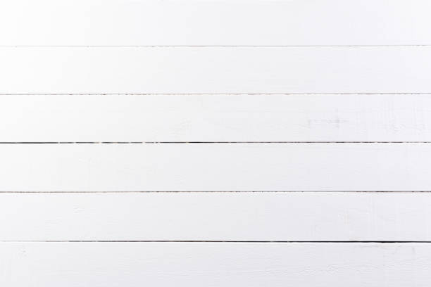 istock Top view of white  wooden texture background with space. 1249674748