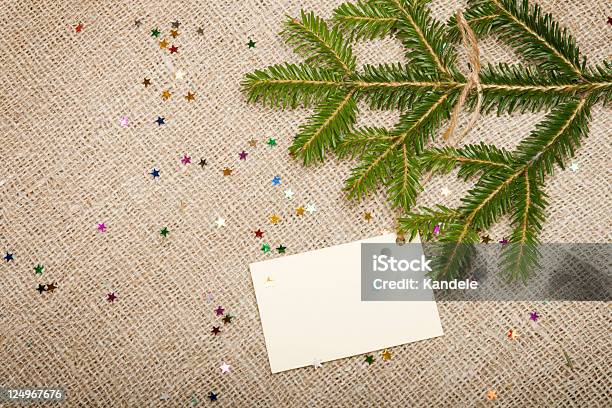 Foto de Fundo De Natal e mais fotos de stock de Agulha - Agulha, Algodão - Material Têxtil, Aniagem de Cânhamo