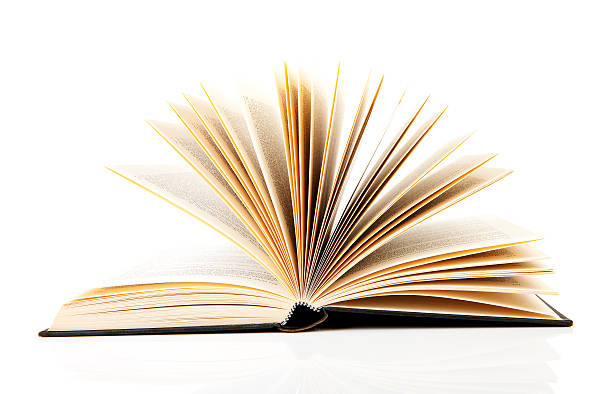 istock Open book flipping through the pages 124969677