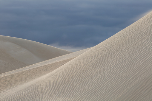 Sand dunes at dawn near Cervantes in Western Australia