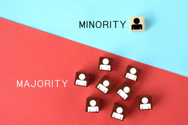 Minority and majority images Minority and majority images racial equality photos stock pictures, royalty-free photos & images