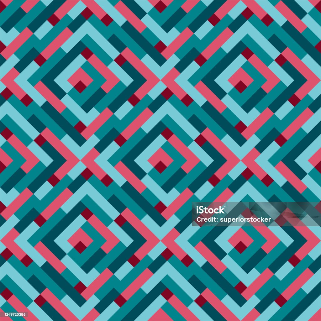 Pattern Image Flat Seamless Modern Flat Pattern Stock Illustration - Download Image Now ...