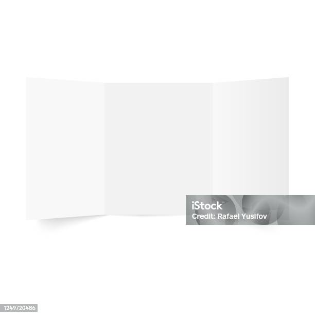 Trifold Brochure Mockup Vector Stock Illustration Download Image Now trifold-brochure-mockup-vector-stock-illustration-download-image-now