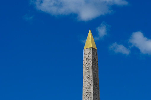 Obelisk of Luxor at Place de la Concorde, Paris, France
