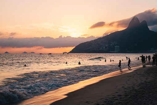 View of Ipanema Beach in Rio de Janeiro, Brazil