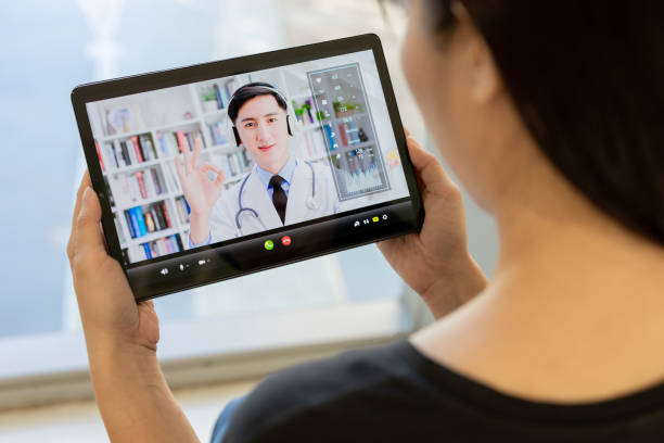 istock telemedicine concept- video chat 1249737376
