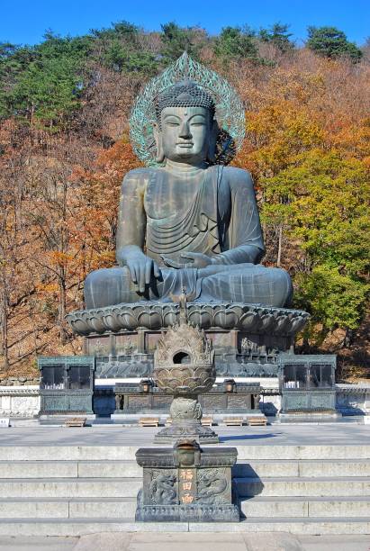 istock Big Buddha in Seoraksan National Park. 1249737442