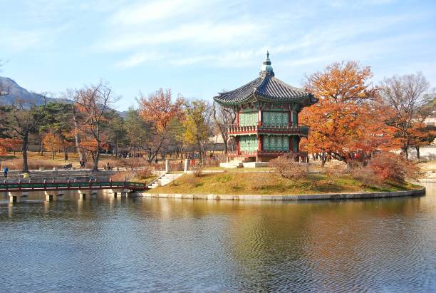 istock 2-storey Korean Art Pavilion 1249737582