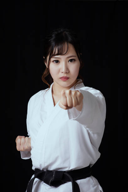 istock Young Japanese woman wearing a uniform 1249740280