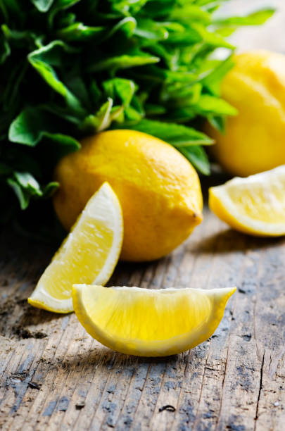 istock Lemon slices and spearmint 1249741606