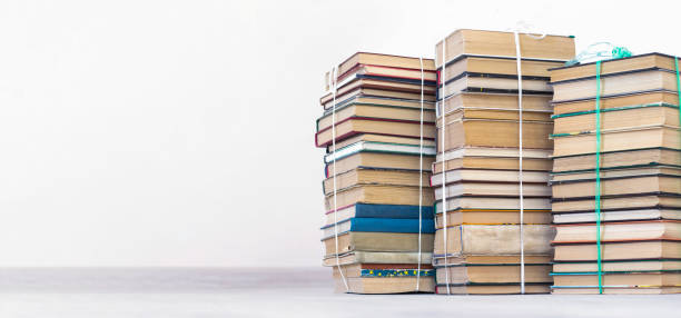 istock old books bound in stock ready to be moved with copy space 1249743469