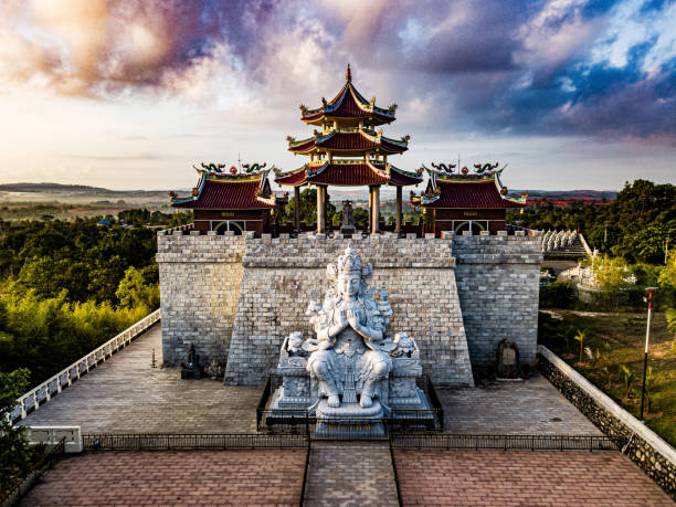 istock Magnificient 500 Lohan Temple, Vihara Ksitigarbha Bodhisattva 1249747576