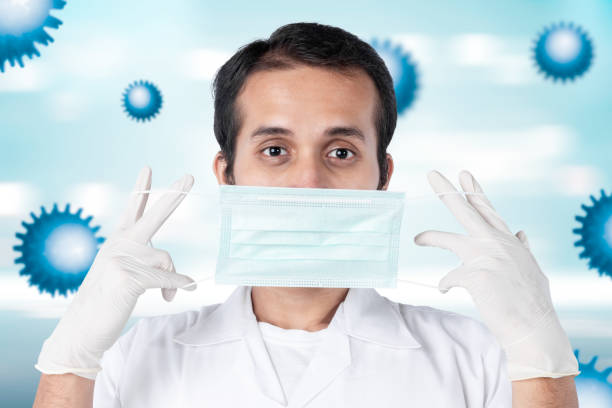 istock Asian man wearing a flu mask for stop coronavirus spreading 1249764980
