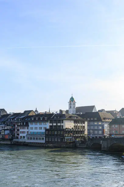 Building on the Rhine, Old Town, Rheinfelden, Aargau