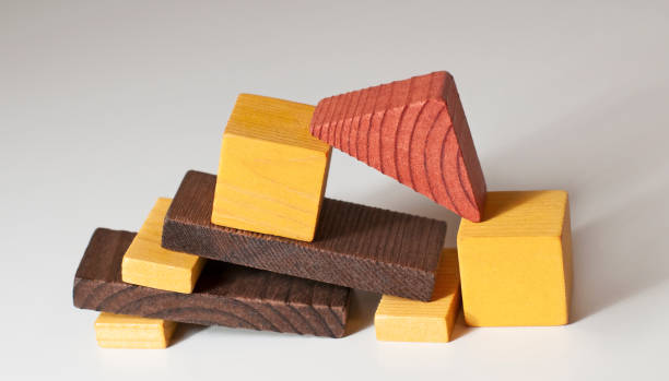 istock Wobbly wood house collapsed 1249774207