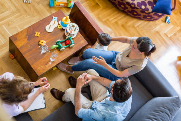 istock Family counseling at home 1249785172