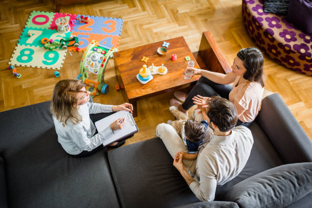 istock Family counseling at home 1249785351