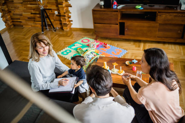 istock Family counseling at home 1249785387