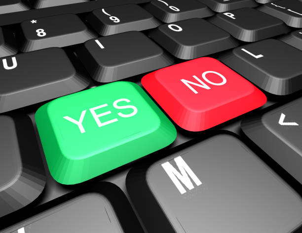 istock yes and no key on keyboard 1249787705