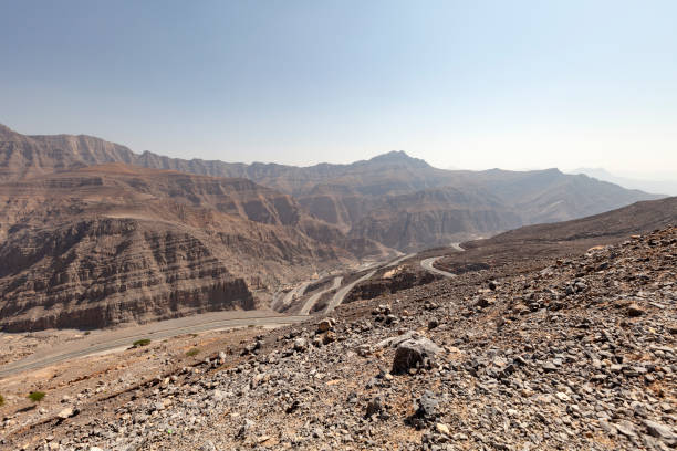 istock winding road, ras al khaimah, uae. 1249789170