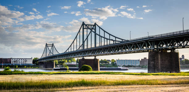 suspension bridge in Duisburg