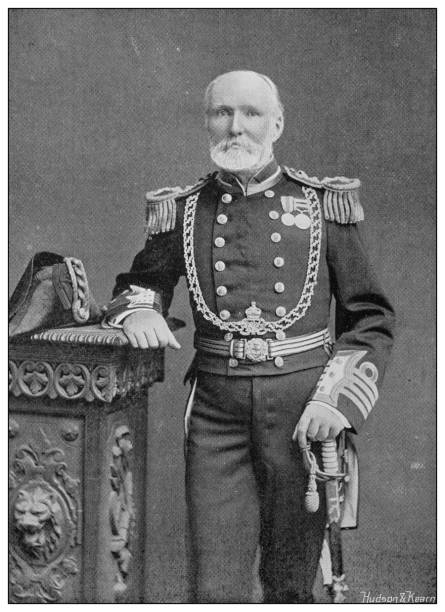 istock Antique photograph of British Navy and Army: Captain sir Goldsmith 1249793761
