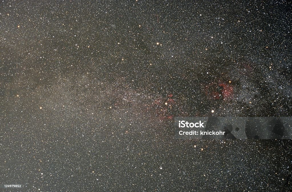 Milchstraße in Cygnus - Lizenzfrei Astrofotografie Stock-Foto