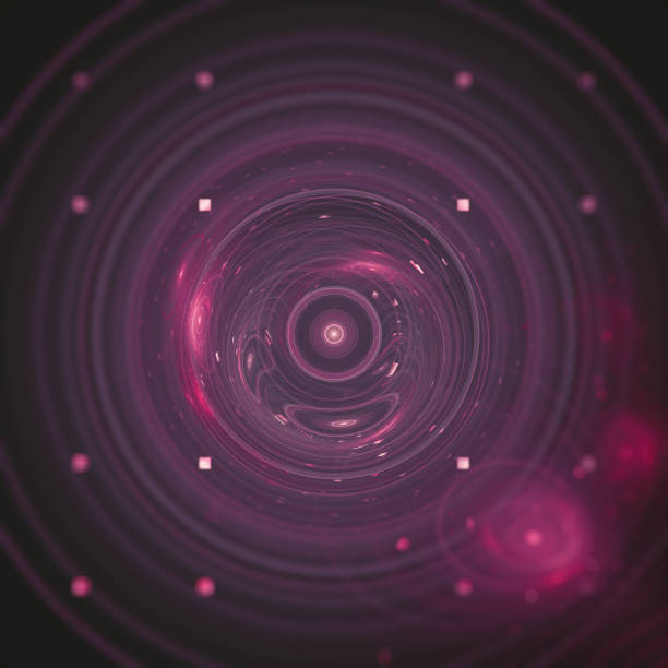 istock Abstract Glowing Fractal Backgrounds 1249804717