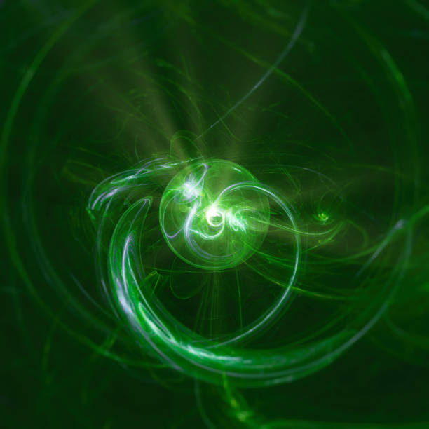 istock Abstract Glowing Fractal Backgrounds 1249805010