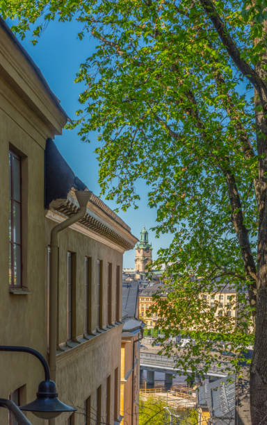 istock Old houses in Stockholm. Sodermalm district. Sweden. 1249806125
