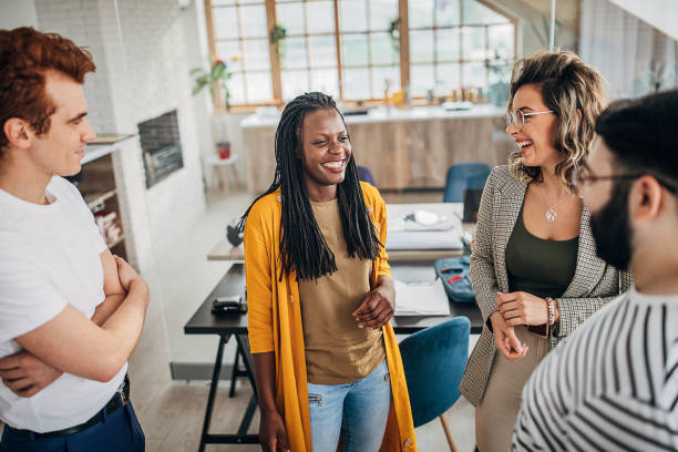 istock Multi ethnic diverse business people working together in office 1249811597