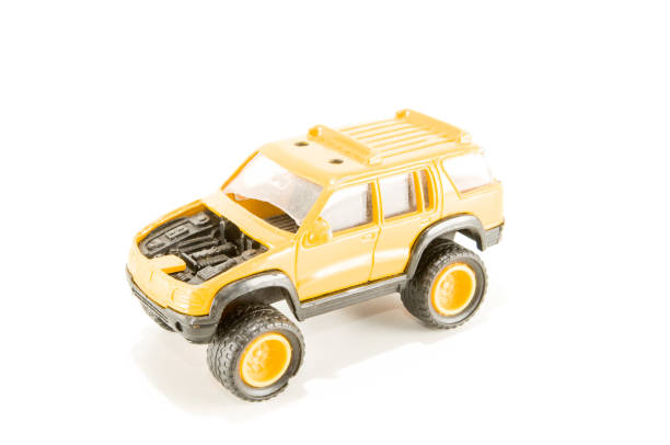 istock Close-up of toy car 1249819019