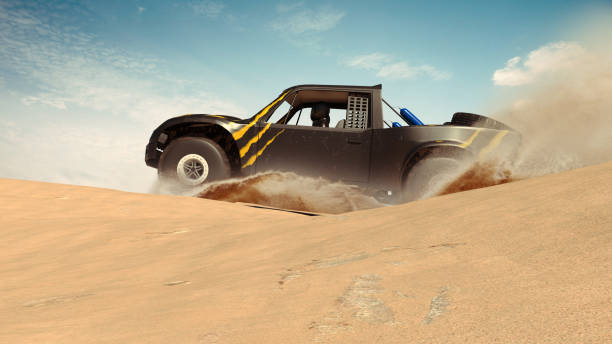 istock Trophy Truck in desert. 1249828501