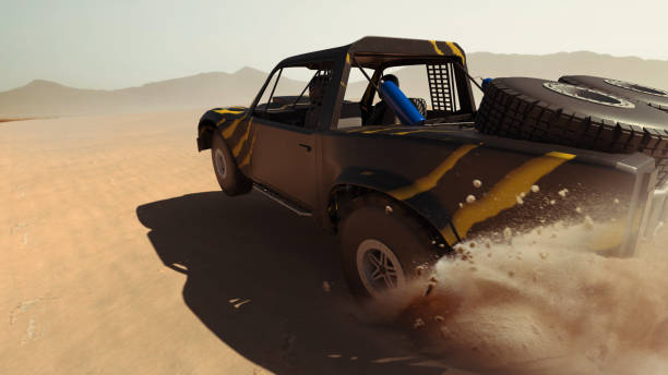 istock Trophy Truck in desert. 1249828597