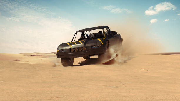 istock Trophy Truck in desert. 1249828602