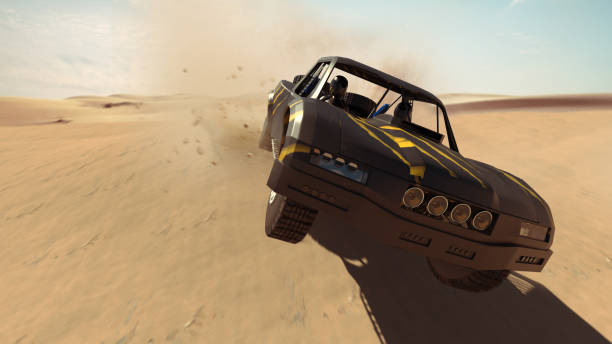 istock Trophy Truck in desert. 1249828640