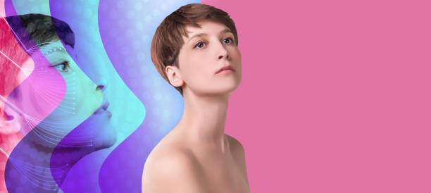 istock Young female with clean fresh skin 1249833911
